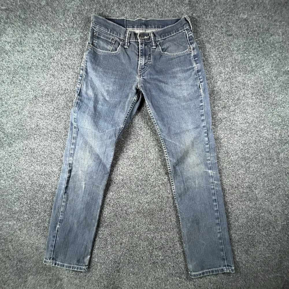 Levi's‎ 511 Slim Fit Jeans Men's 28x30 Light Wash Denim Blue Zip Fly 2012